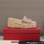 Valentino Heel 8.5cm Platform 5.5cm Vlogo Cut-Out Slide Wedge Sandals Espadrilles in calfskin leather Nude 2024