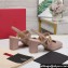Valentino Heel 6.5cm VLogo Locker Mary-Jane slingback pumps in calfskin Nude Pink 2024