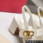 Valentino Heel 6.5cm VLogo Locker Mary-Jane slingback pumps in calfskin White 2024