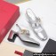 Valentino Heel 6.5cm VLogo Locker Mary-Jane slingback pumps in calfskin MIRRORED Silver 2024