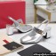 Valentino Heel 6.5cm VLogo Locker Mary-Jane slingback pumps in calfskin MIRRORED Silver 2024
