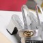 Valentino Heel 6.5cm VLogo Locker Mary-Jane slingback pumps in calfskin MIRRORED Silver 2024
