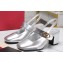 Valentino Heel 6.5cm VLogo Locker Mary-Jane slingback pumps in calfskin MIRRORED Silver 2024