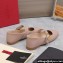 Valentino VLogo Locker Mary-Jane ballerinas in calfskin Nude Pink 2024