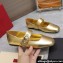 Valentino VLogo Locker Mary-Jane ballerinas in calfskin MIRRORED Gold 2024