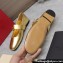 Valentino VLogo Locker Mary-Jane ballerinas in calfskin MIRRORED Gold 2024