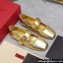 Valentino VLogo Locker Mary-Jane ballerinas in calfskin MIRRORED Gold 2024