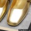 Valentino VLogo Locker Mary-Jane ballerinas in calfskin MIRRORED Gold 2024