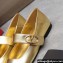 Valentino VLogo Locker Mary-Jane ballerinas in calfskin MIRRORED Gold 2024