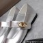 Valentino VLogo Locker Mary-Jane ballerinas in calfskin MIRRORED Silver 2024