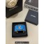 Chanel Metal, Calfskin & Resin Cuff Bracelet ABE038 Gold, Black & Blue 2024