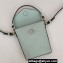 Gucci GG super mini shoulder bag leather 772795 Light Green 2024