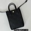 Gucci GG super mini bag with strap leather 790133 Black 2024