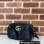 Gucci GG Marmont small shoulder bag 798715 Black matelassé chevron leather 2024