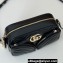 Gucci GG Marmont small shoulder bag 798715 Black matelassé chevron leather 2024