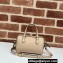 Gucci GG super mini top handle bag leather 790130 Beige 2024