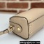 Gucci GG super mini top handle bag leather 790130 Beige 2024