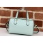 Gucci GG super mini top handle bag leather 790130 Light Green 2024
