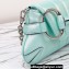 Gucci Horsebit Chain small shoulder bag 764339 iridescent quilted chevron leather Blue 2024