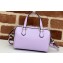 Gucci GG super mini top handle bag leather 790130 Lilac 2024