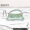 Gucci Horsebit Chain small shoulder bag 764339 iridescent quilted chevron leather Green 2024
