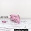 Gucci Horsebit Chain medium shoulder bag 764255 iridescent quilted chevron leather Pink 2024