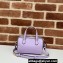 Gucci GG super mini top handle bag leather 790130 Lilac 2024