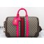Gucci Savoy Medium Duffle Bag 724642 Beige GG Supreme canvas Fuchsia 2024