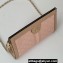 Gucci Ophidia jumbo GG small shoulder bag 503877 Dusty pink GG Supreme canvas 2024