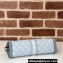 Gucci Ophidia jumbo GG small shoulder bag 503877 Dusty blue GG Supreme canvas 2024