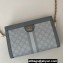 Gucci Ophidia jumbo GG small shoulder bag 503877 Dusty blue GG Supreme canvas 2024