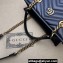 Gucci GG Marmont small tote bag 779727 Black matelassé chevron leather 2024