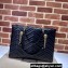Gucci GG Marmont medium tote bag 779724 Black matelassé chevron leather 2024