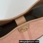Gucci Web Ophidia GG small shoulder bag 781402 Dusty pink GG Supreme canvas 2024
