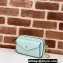 Gucci GG super mini shoulder bag leather 781554 Light Green 2024