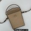 Gucci GG super mini shoulder bag leather 772795 Beige 2024