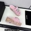 Chanel Platform Pearl and Crystal CC Logo Shearling Mules Pink 2024