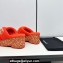 Chanel Platform CC Logo Shearling Mules Red 2024