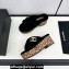 Chanel Platform CC Logo Shearling Mules Black 2024