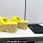 Chanel Platform CC Logo Shearling Mules Yellow 2024