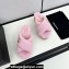 Chanel Platform CC Logo Shearling Mules Pink 2024