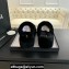 Chanel Platform CC Logo Shearling Fur Mules Black 2024