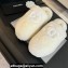 Chanel Platform CC Logo Shearling Fur Mules White 2024