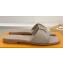 Louis Vuitton LV Capri Flat Mules Calf leather Gray 2024