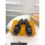Louis Vuitton Heel 5cm LV Capri Mules Calf leather Black 2024