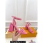 Louis Vuitton Heel 9cm Shake Sandals Perforated calf leather Pink 2024