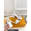 Louis Vuitton Heel 9cm Shake Sandals Perforated calf leather White 2024