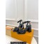 Louis Vuitton Heel 9cm Shake Sandals Perforated calf leather Patent Black 2024