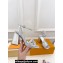 Louis Vuitton Heel 9cm Shake Sandals Perforated calf leather Silver 2024