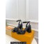 Louis Vuitton Heel 9cm Shake Sandals Perforated calf leather Black 2024
